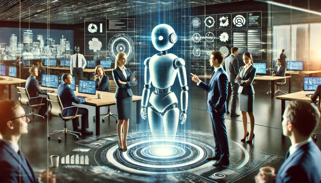AI-chatbot-interacting-with-business